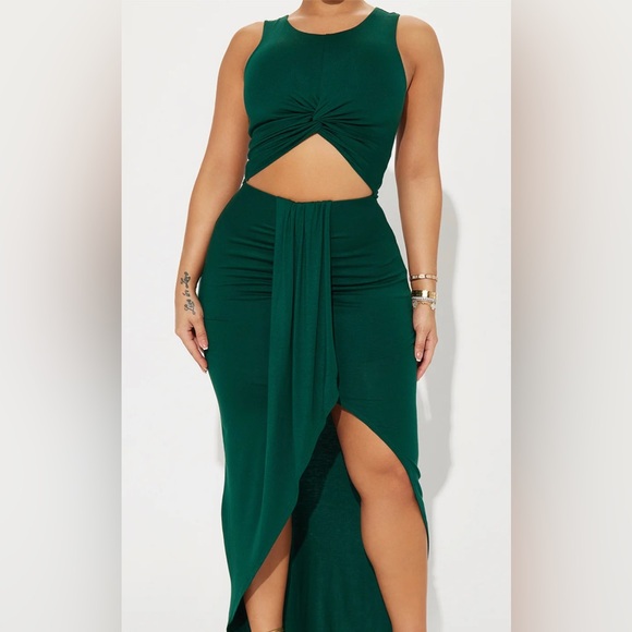 GREEN 2X Never Worn Fashion Nova 2 Piece Set - Picture 4 of 6